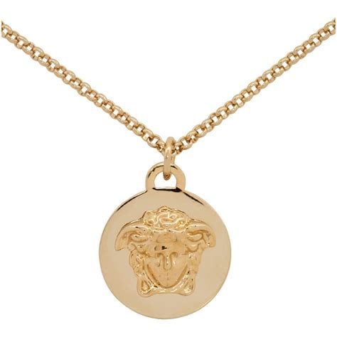 versace coin icon|versace necklace.